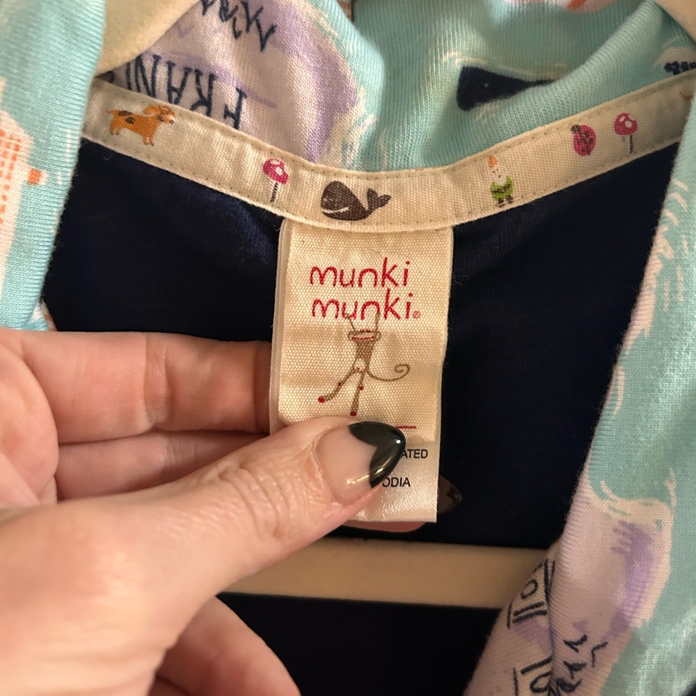 🐒🌎🙊munki munki 🌎 ‘around the world’ Map Print Pajama Set 🐒🌎🙈 - Picture 3 of 12